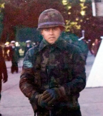 Ariel Rivero antes de partir