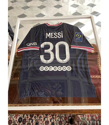 La camiseta que le envió