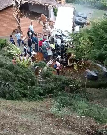 El accidente en Antioquia dejó