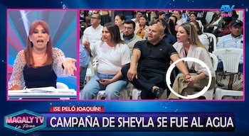 Sheyla Rojas no soportó parodia sobre su cercanía con Joaquín Ramírez y lanzó reclamo en Instagram. Captura: Magaly TV La Firme.