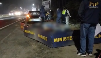 La escena del homicidio fue