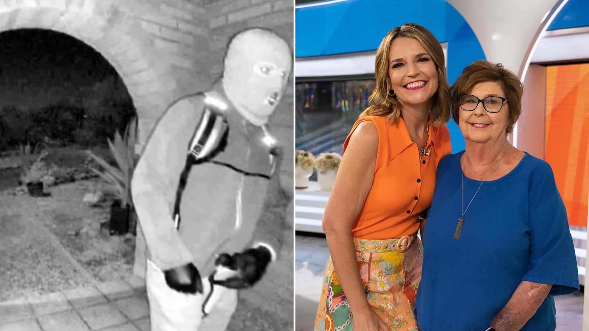 Videos del FBI muestran a un hombre enmascarado y armado en la casa de la madre de Savannah Guthrie