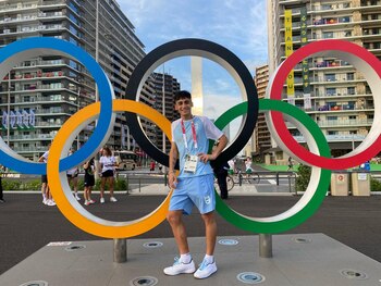 Eulalio Muñoz en los Juegos