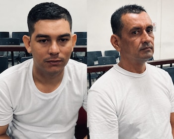 El Tribunal Primero de Sentencia de Santa Tecla condenó a José Guillermo Arce Marín y Julio Alonso Revelo Martínez por transportar 114 kilos de cocaína en La Libertad./ (Centros Judiciales El Salvador)