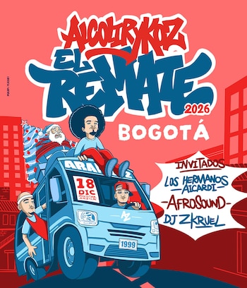 Alcolirykoz programó la edición 2026 de "El Remate del Año" para el 18 de diciembre en el Movistar Arena de Bogotá - crédito cortesía Breakfast Live