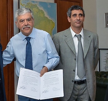 Julio De Vido y Roberto Baratta