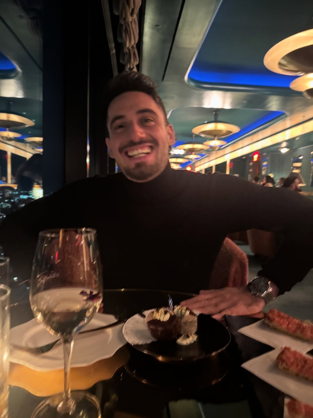 El ímtimo frestejo de cumpleaños de Nico Occhiato, compartido por Flor Jazmín Peña (Instagram)