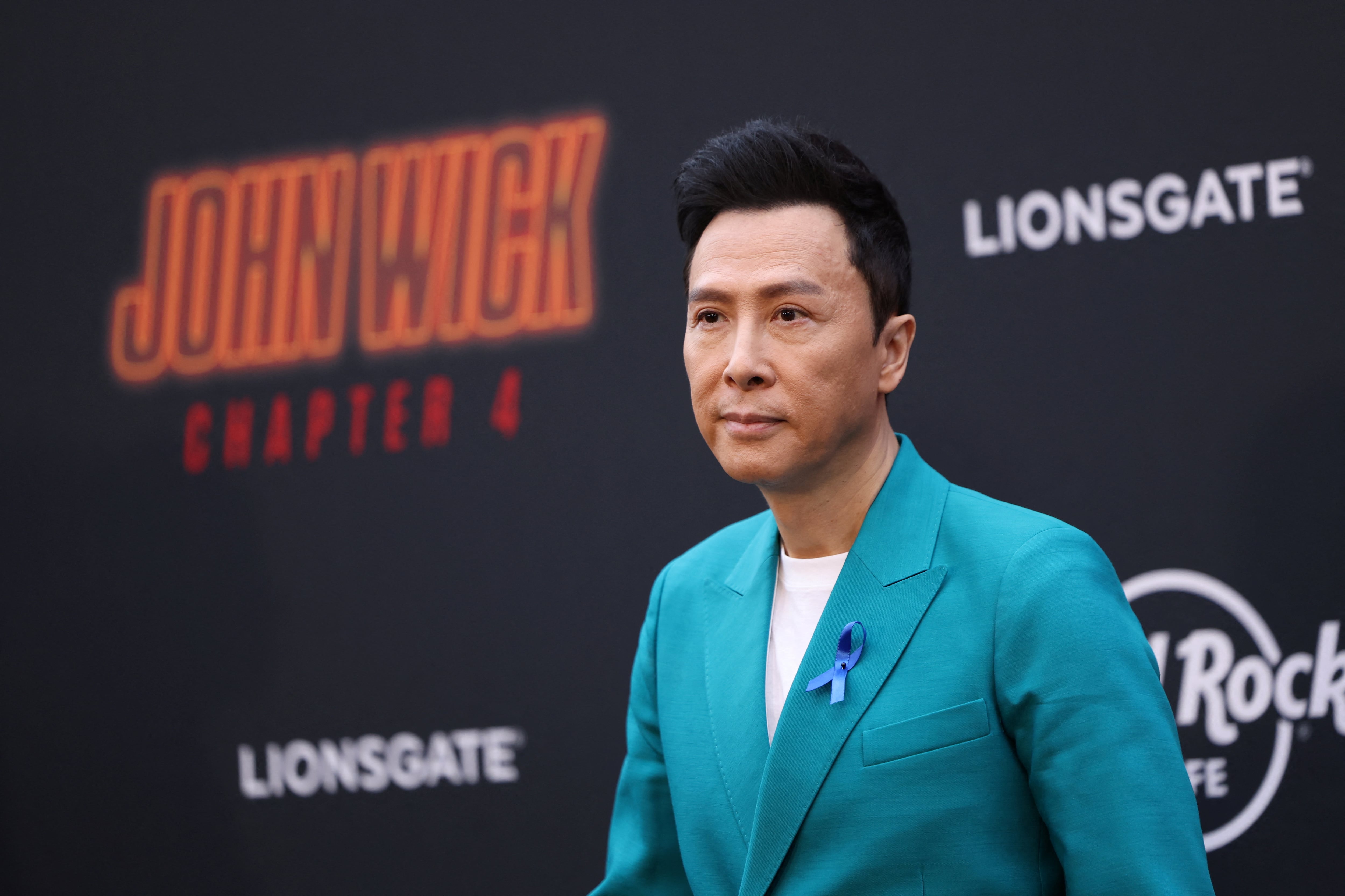Cast member Donnie Yen attends the premiere for the film