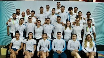 El equipo de Natación se