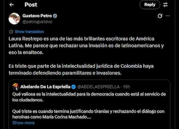 Gustavo Petro salió en defensa