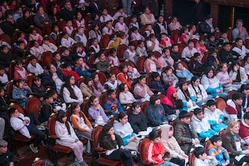 Estudiantes en el Colón (Foto: Teatro Colón)