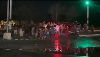 Los apagones de más de 20 horas al día desataron una protesta en Boyeros, La Habana, con vecinos que salieron a exigir luz. (Imagen de cortesía)