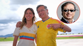 Antonella Petro imitó las frases más virales de su padre, en frente de él, y provocó risas en redes sociales: “Los noto asustados”