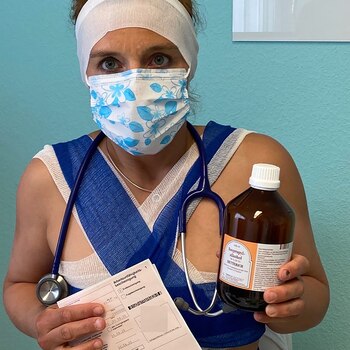 Médicos alemanes reclaman material sanitario