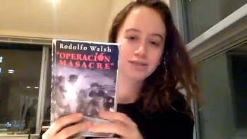 Daniella Gitlin recibió Operación Masacre