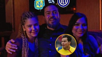 Jugó en el fútbol argentino y en la selección de Ecuador, y se convirtió en la cara de un club nocturno que invita a ver allí el duelo por Eliminatorias