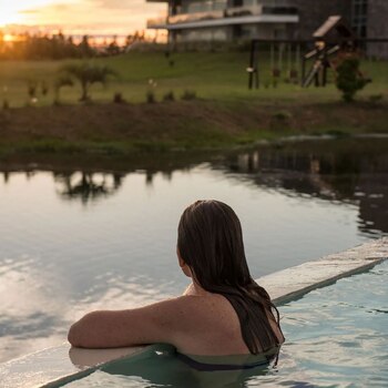 Las aguas termales son un