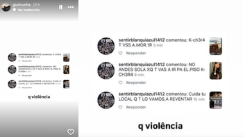 Mensajes amenazantes tras acusaciones de Ana Paula Consorte