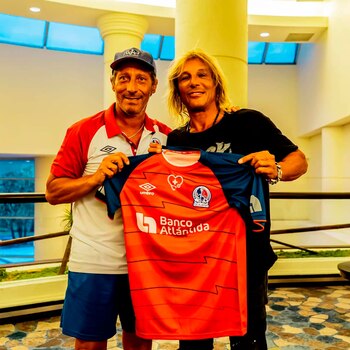 Pedro con su compañero en