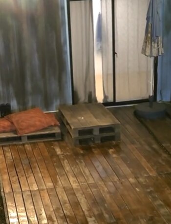 Así es la barraca metálica