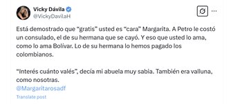 La periodista y precandidata Vicky