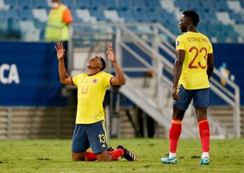 Yerry Mina y Dávinson Sánchez