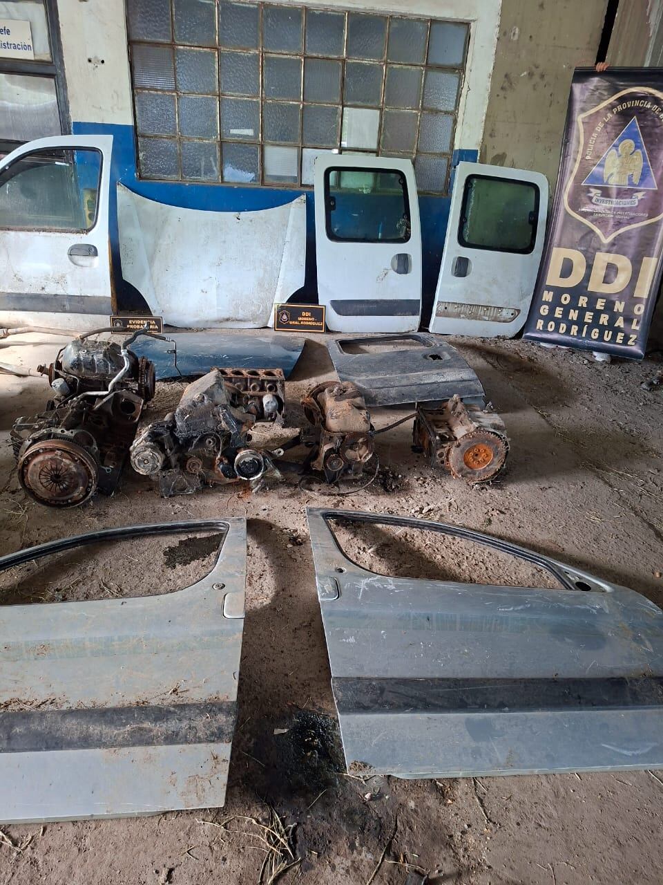 Parte de los elementos secuestrados (Foto: Policía bonaerense)