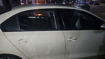 Así quedó otro de los