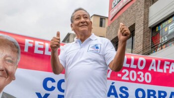 El candidato se perfila como virtual alcalde de Los Olivos con 23,688 % de los votos, según el avance de las actas de la ONPE - Créditos: Felipe Castillo Alfaro Facebook.