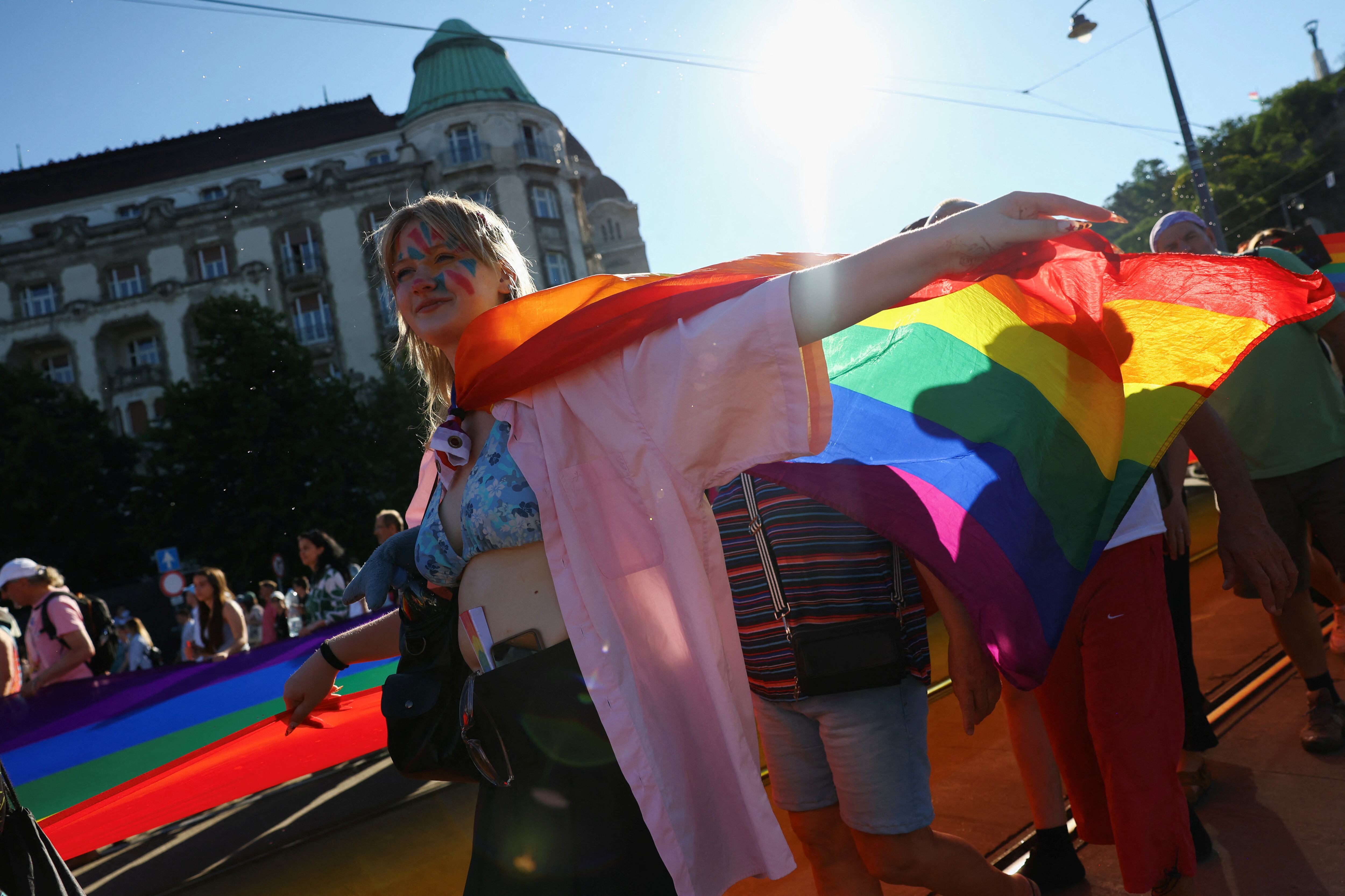 El líder opositor Peter Magyar consideró que el gobierno “marcó un gran gol en propia puerta” con el intento de prohibición de la marcha en Budapest (REUTERS/Bernadett Szabo)