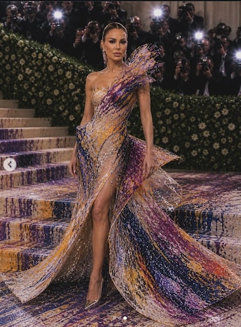 Ninel Conde sorprende al posar virtualmente en la MET Gala con inteligencia artificial (IG)