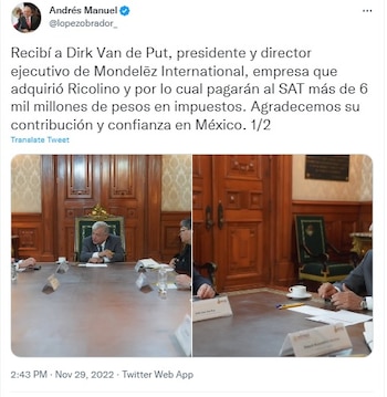El martes, el presidente López