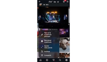 Los usuarios pueden editar su feed sin importar el orden cronológico. (Instagram)