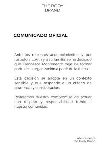 The Body Brand emite un