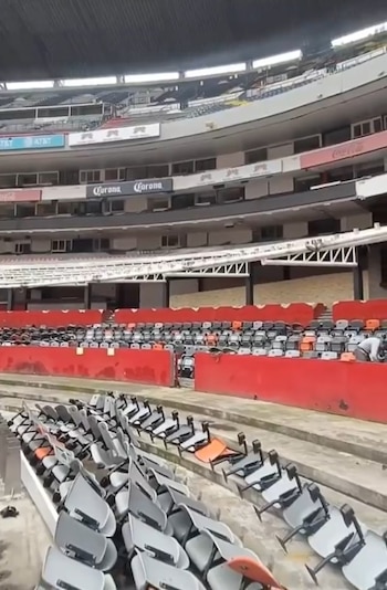 Así luce el Estadio Azteca