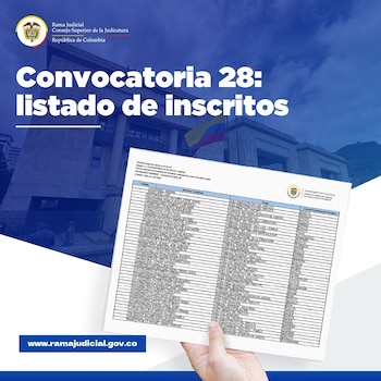 El listado de inscritos ya