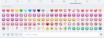 Los emojis de corazón son