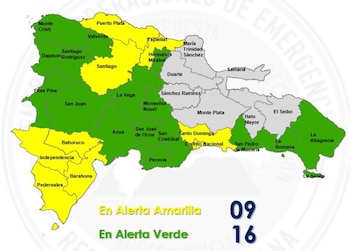Nueve provincias permanecen en alerta amarilla ante la amenaza de inundaciones urbanas, crecidas de ríos y deslizamientos de tierra./ (COE)