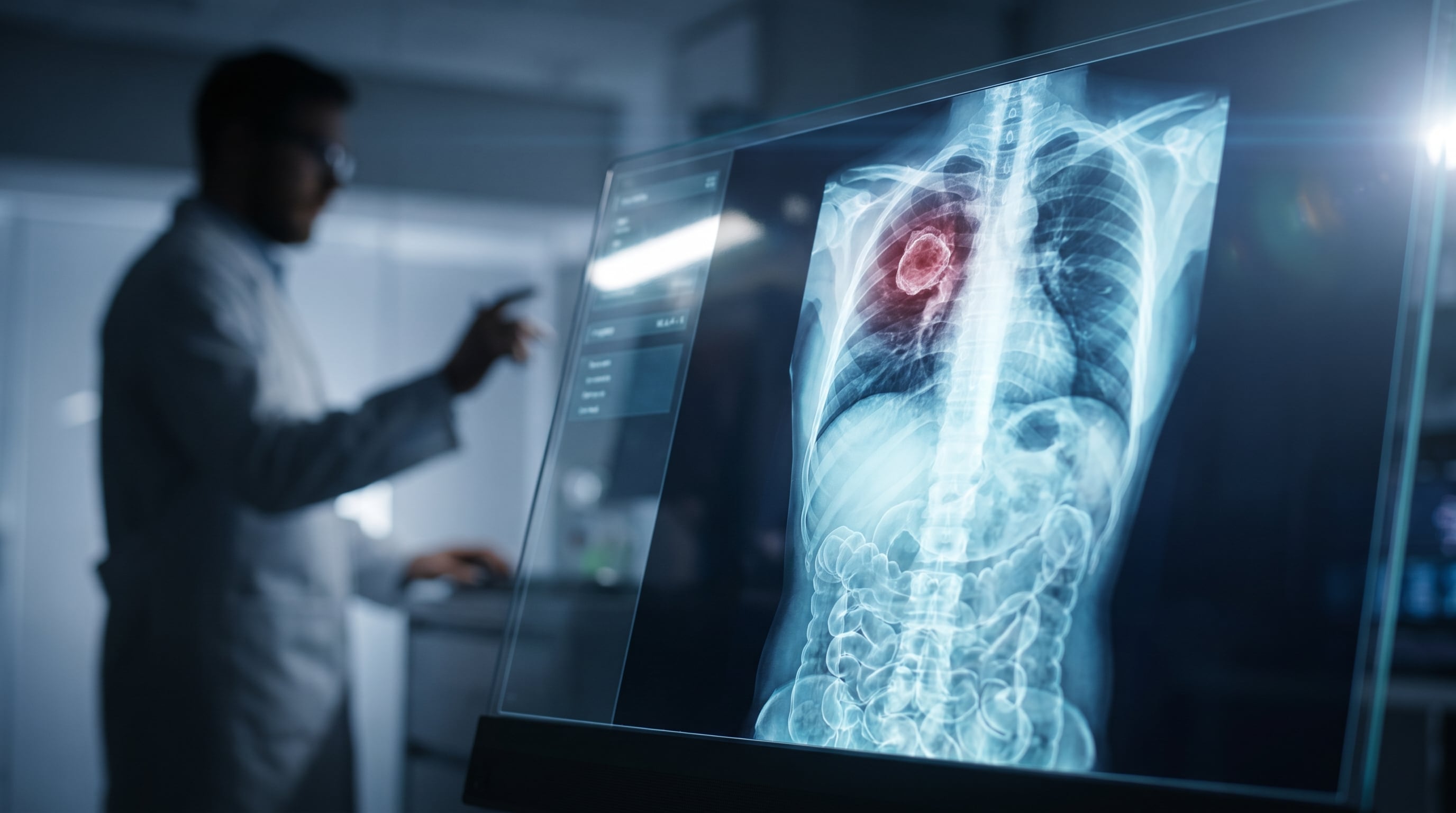 La tomografía computada de tórax de baja radiación permite detectar nódulos pulmonares (Imagen Ilustrativa Infobae)