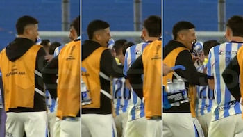 El gesto de Marcos Rojo que generó polémica tras la derrota de Racing ante Botafogo por la Copa Sudamericana