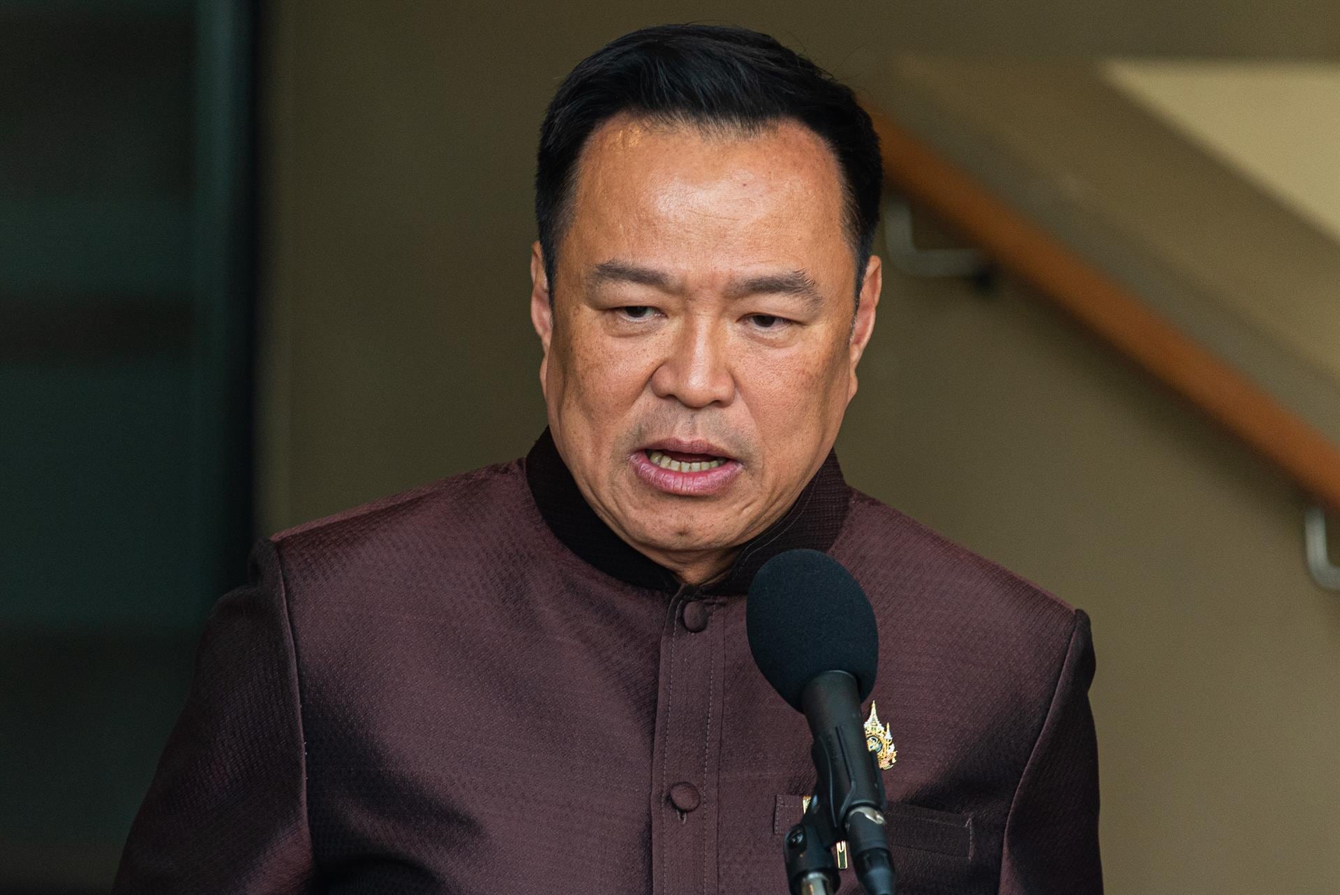 Anutin Charnvirakul, primer ministro de Tailandia, agradeció a Donald Trump por impulsar la paz entre su país y Camboya (Eueropa Press)