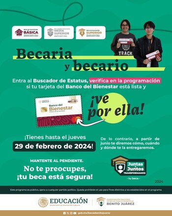 La Beca Benito Juárez enfrenta