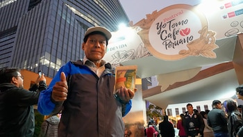 El caficultor Marco Toque Puma,