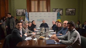 Senado Germán Lago en la comisión de Legislación General