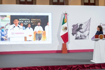 El gobernador de Oaxaca, Salomón