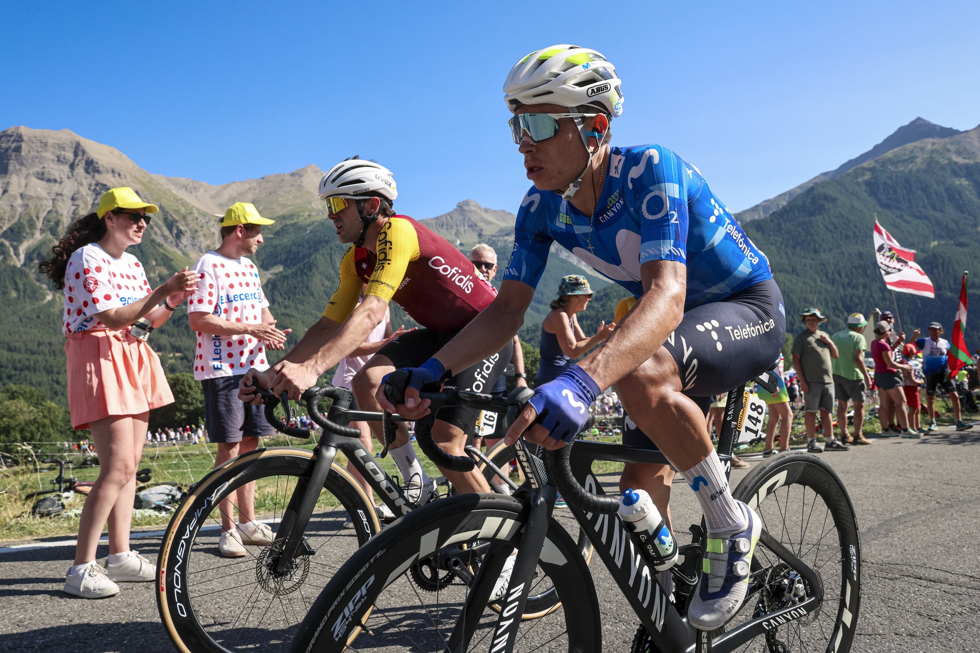 Einer Rubio viene de disputar el Tour de Francia, del que se retiró por una caída - crédito Movistar Team
