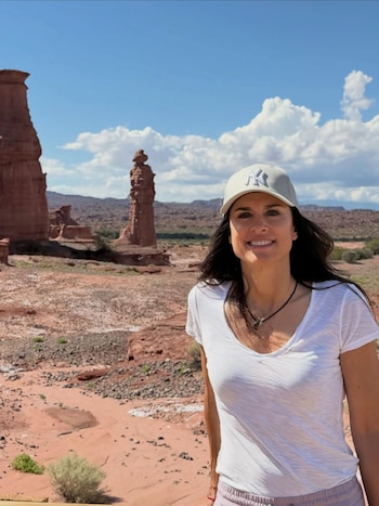 Gabi Sabatini en el Parque