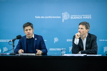 Axel Kicillof y Augusto Costa.