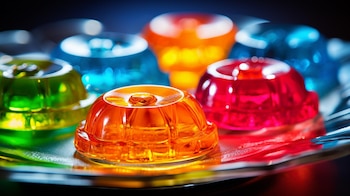 La gelatina es un alimento