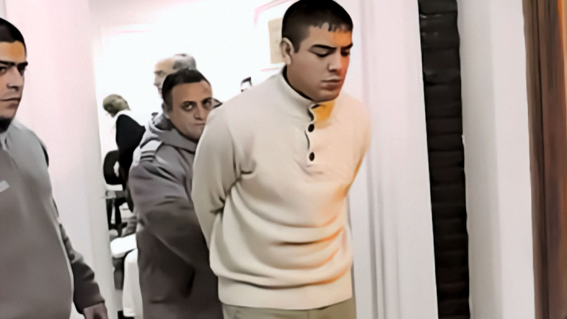 Antelo bajo custodia durante el juicio en su contra